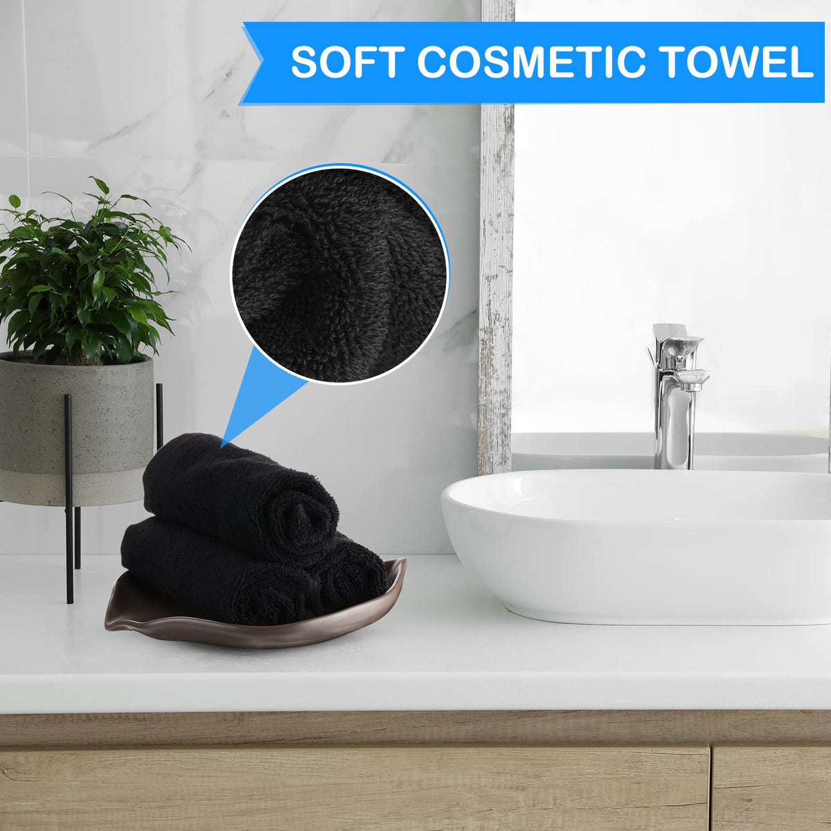 Panelee stacked bulk package showing twelve towels ready for daily rotation and sharing