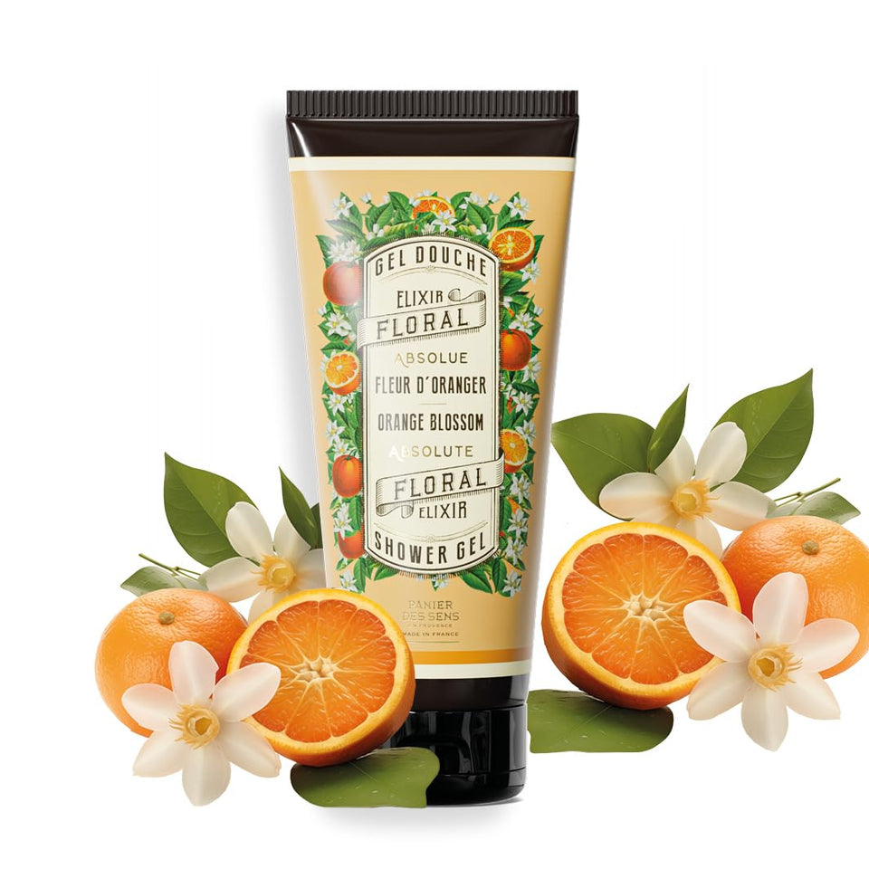 Panier des Sens front packaging showing bottle and brand benefits
