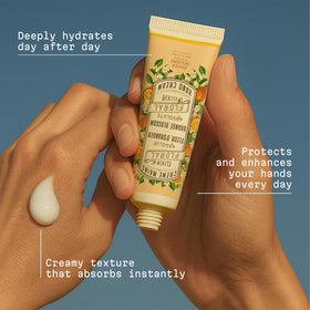 Panier des Sens tube held in hand illustrating on-the-go application convenience