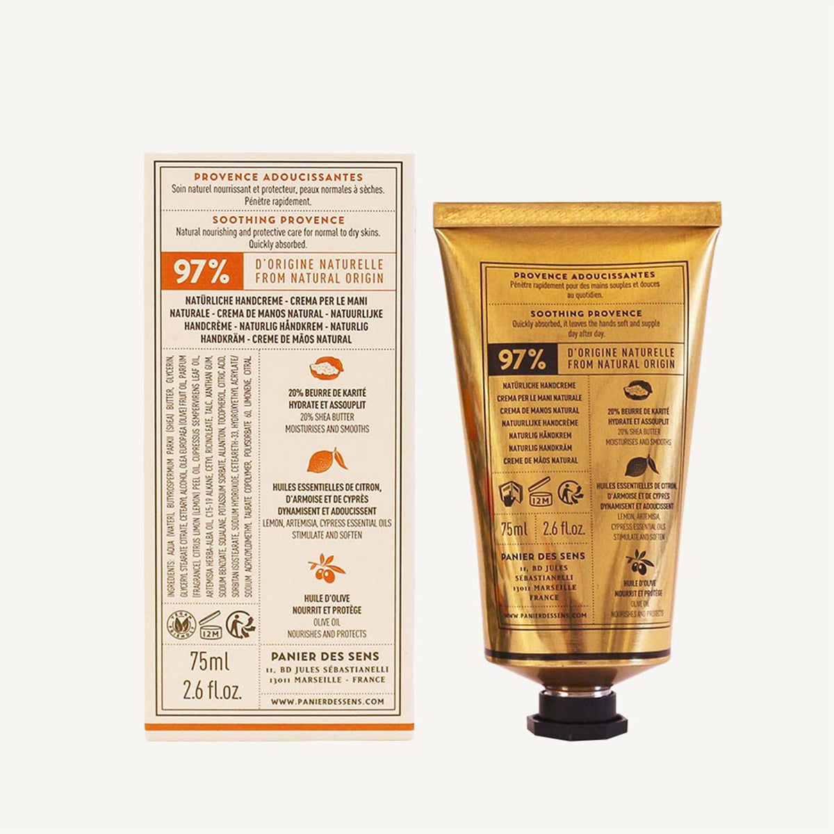 Panier des Sens product in Provence lifestyle setting conveying uplifting scent