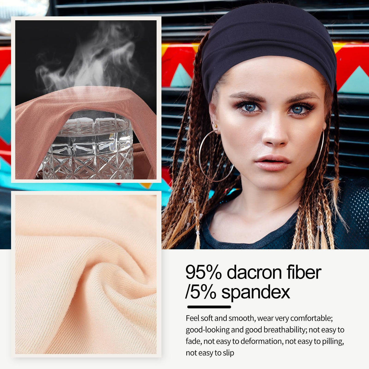 Panleding fabric texture close-up highlighting stretch and softness