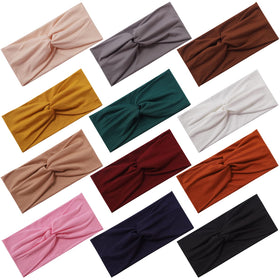 Panleding front packaging showing 12 headbands and set variety benefit