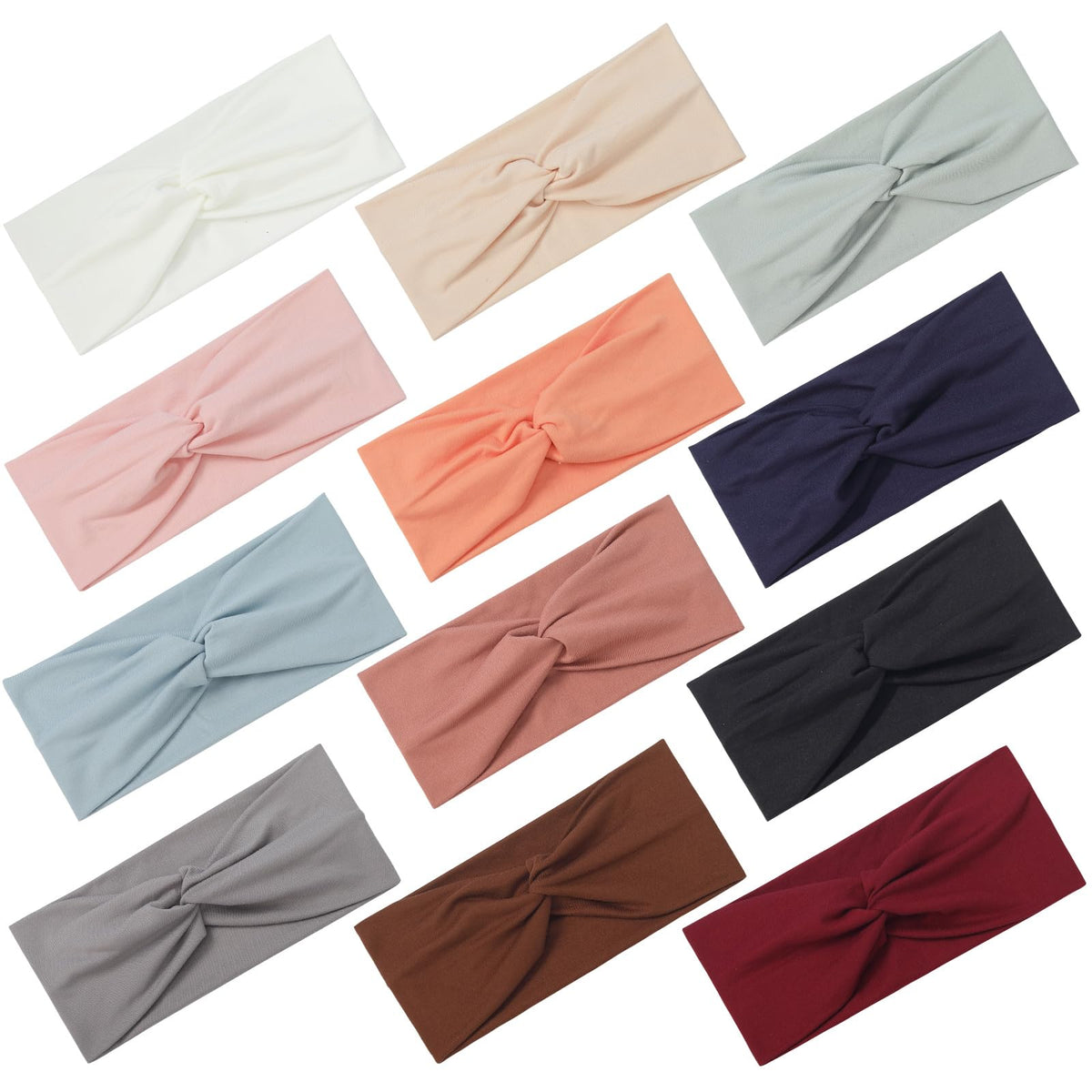 Panleding front view packaged headbands showing variety and convenience