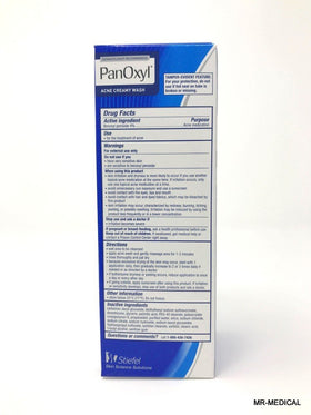 PanOxyl creamy wash texture close-up showing smooth lather for easy spread