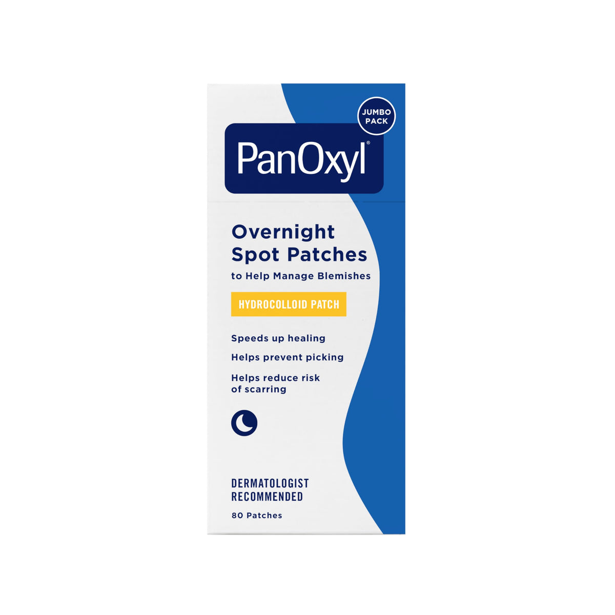 PanOxyl box front view showing product and count benefits