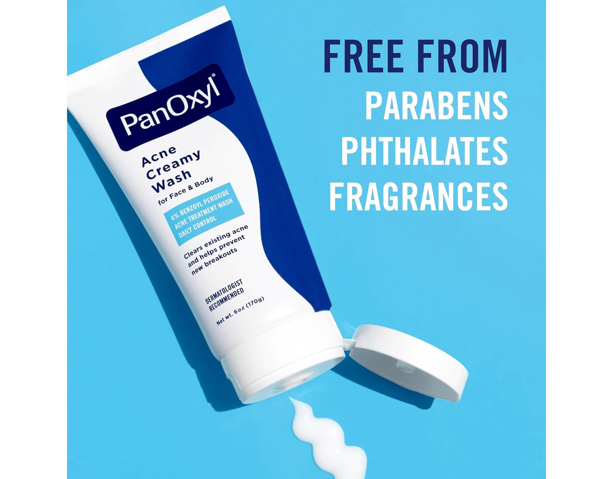 PanOxyl in bathroom lifestyle setting showing convenient daily skincare integration