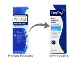 PanOxyl three-pack display emphasizing value and uninterrupted treatment supply