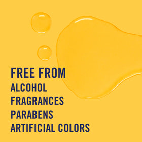 PanOxyl ingredients label close-up showing 2% salicylic acid and calming blue algae benefits