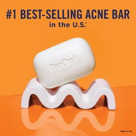 PanOxyl lather in hand demonstrating easy application and foam