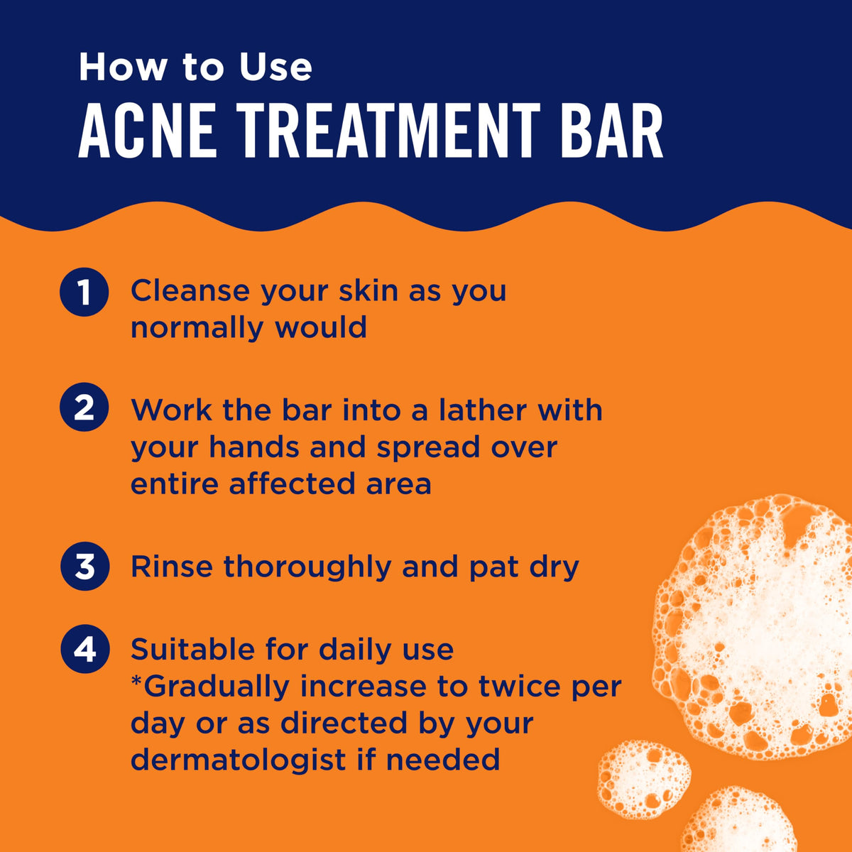 PanOxyl bar by bathroom sink suggesting daily skincare routine
