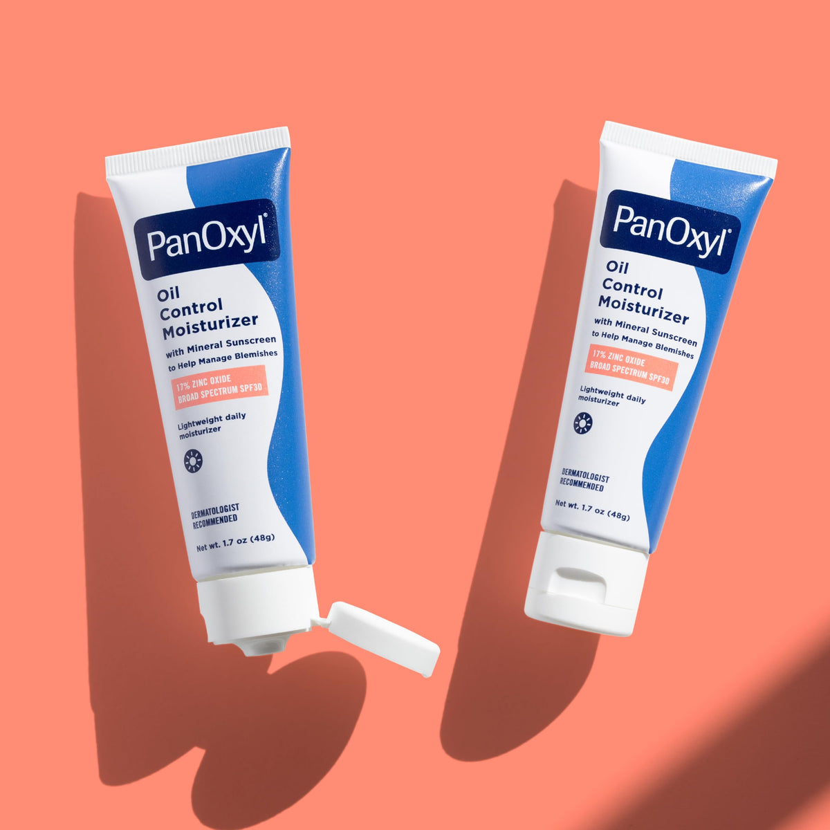 PanOxyl AM moisturizer in a morning routine scene supporting sunscreen protection