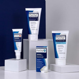 PanOxyl patch used overnight in a bathroom setting for discreet protection