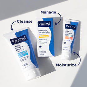 PanOxyl mineral sunscreen close shot with zinc oxide to emphasize gentle UV defense