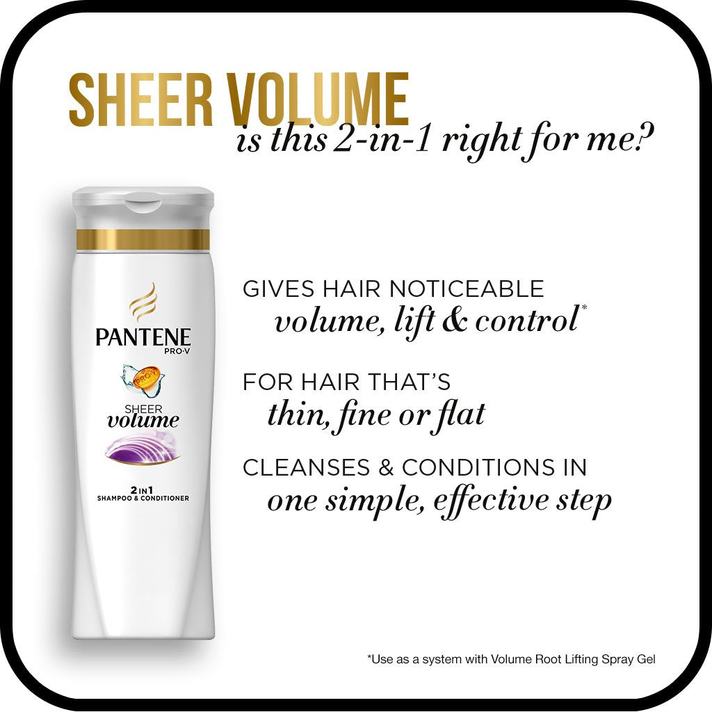 Pantene applied to wet hair showing easier combing and lift