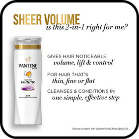 Pantene applied to wet hair showing easier combing and lift