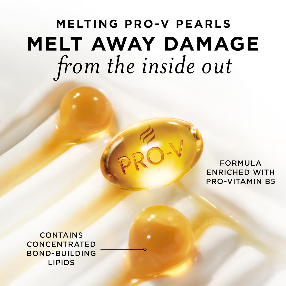 Applying Pantene mask to wet hair mid-lengths to ends for targeted bond repair