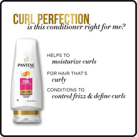 Pantene being applied to wet curly hair improving manageability