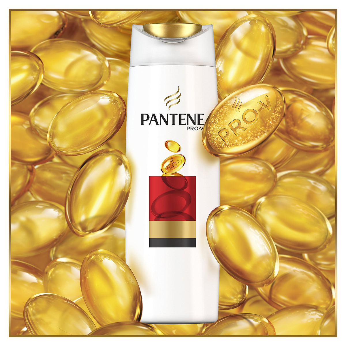 Pantene back label with ingredients and directions for use