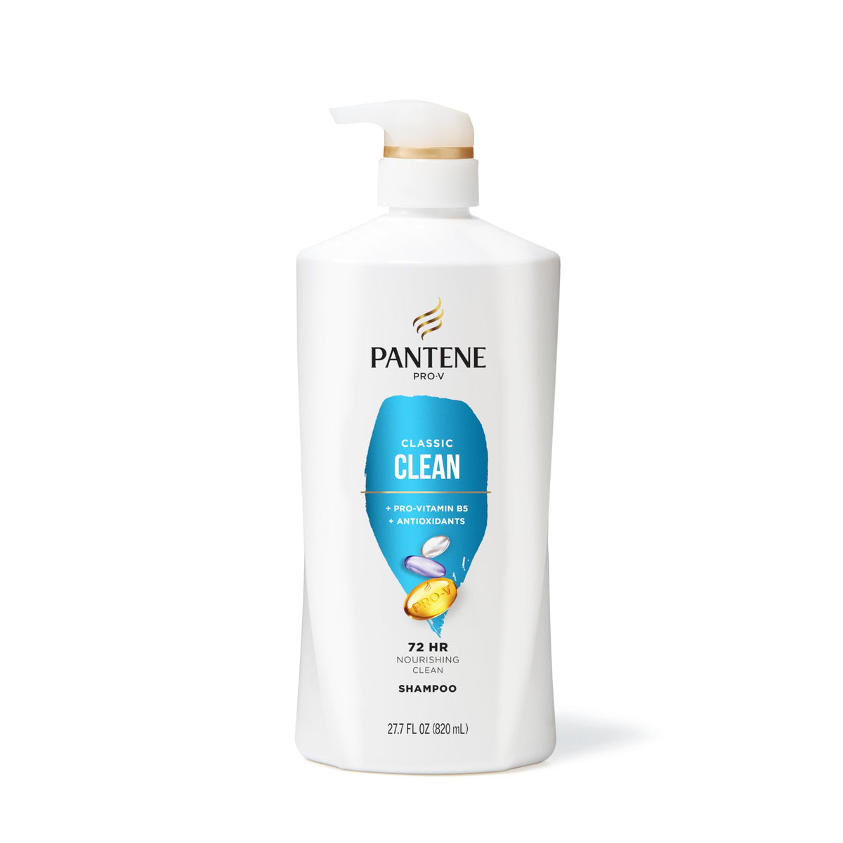 Pantene before-and-after hair strands showing improved smoothness