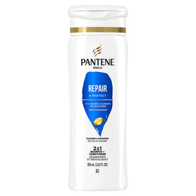 Pantene closeup of bottle texture highlighting Pro‑V complex nutrients
