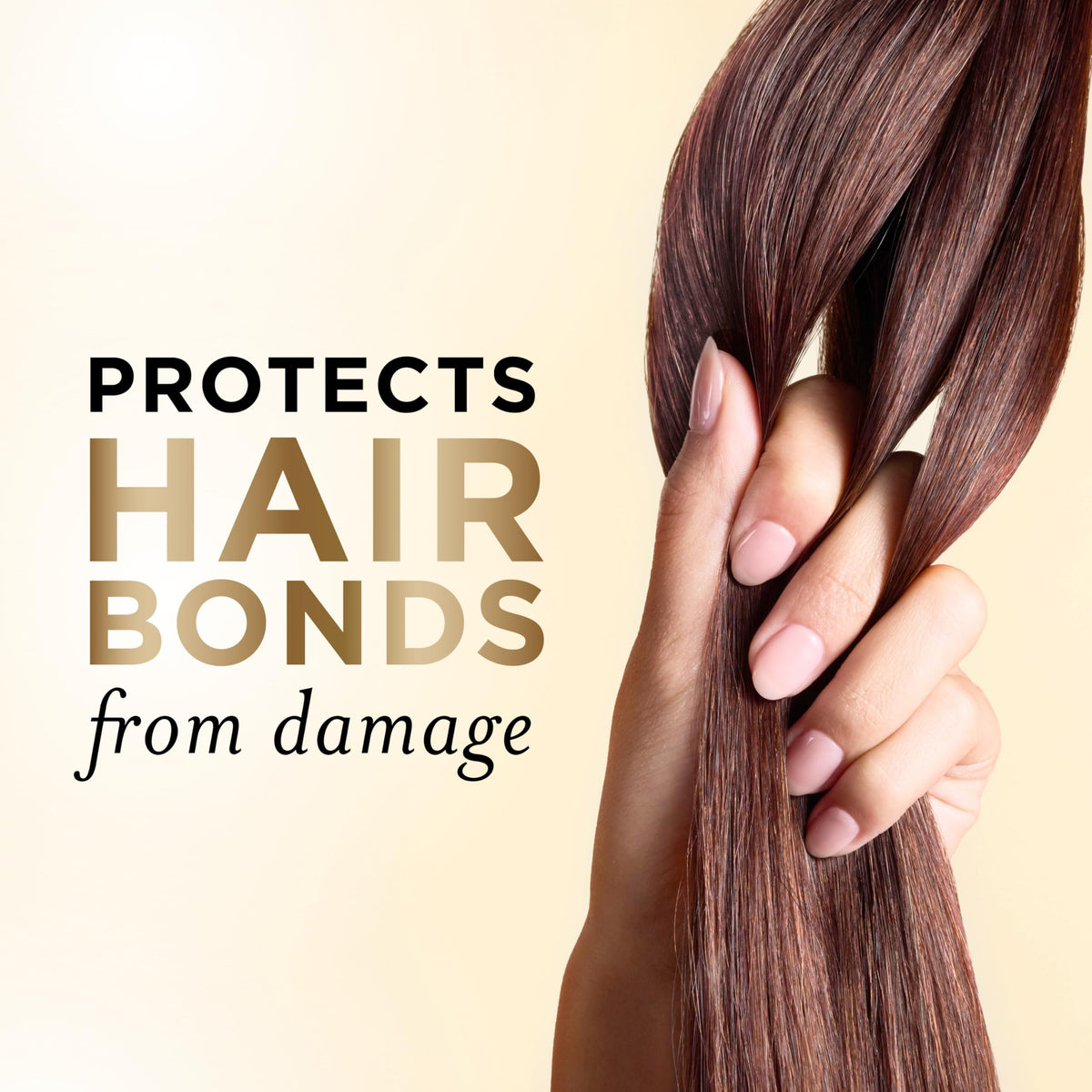 Pantene bottle label detail highlighting Pro-V nutrients and color-safe formula
