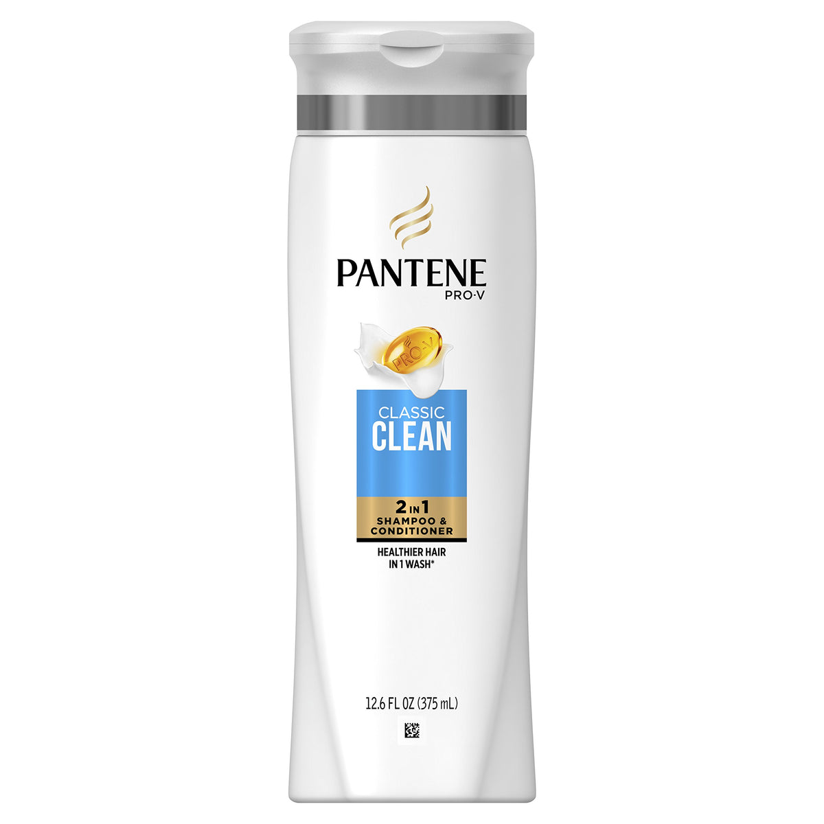 Pantene front bottle showing label and size for easy selection and benefit