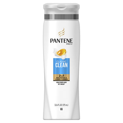 Pantene front bottle showing label and size for easy selection and benefit