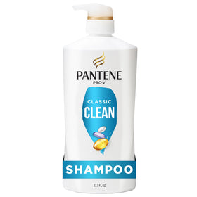 Pantene Classic Clean front packaging showing product and benefits
