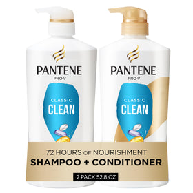 Pantene front packaging showing full-size duo and value offer