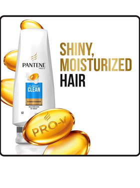 Pantene in-shower use showing application on wet hair for detangling benefit