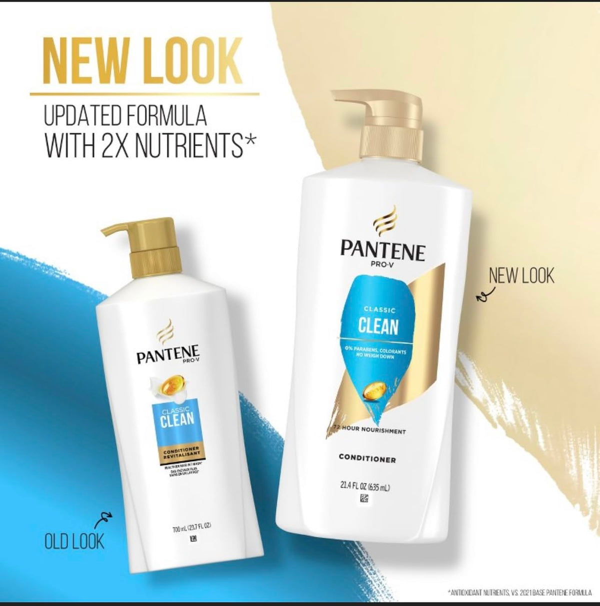 Pantene lifestyle bathroom display showing twin pack ready for daily routines