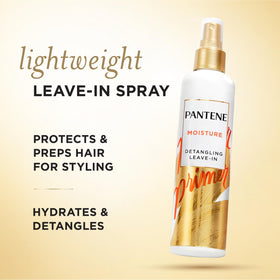 Pantene spray nozzle close-up demonstrating easy precise application