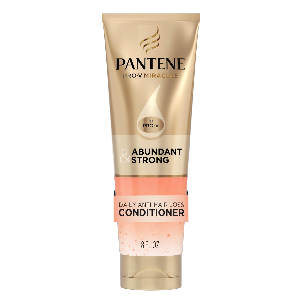 Pantene conditioner front packaging showing label and size benefits