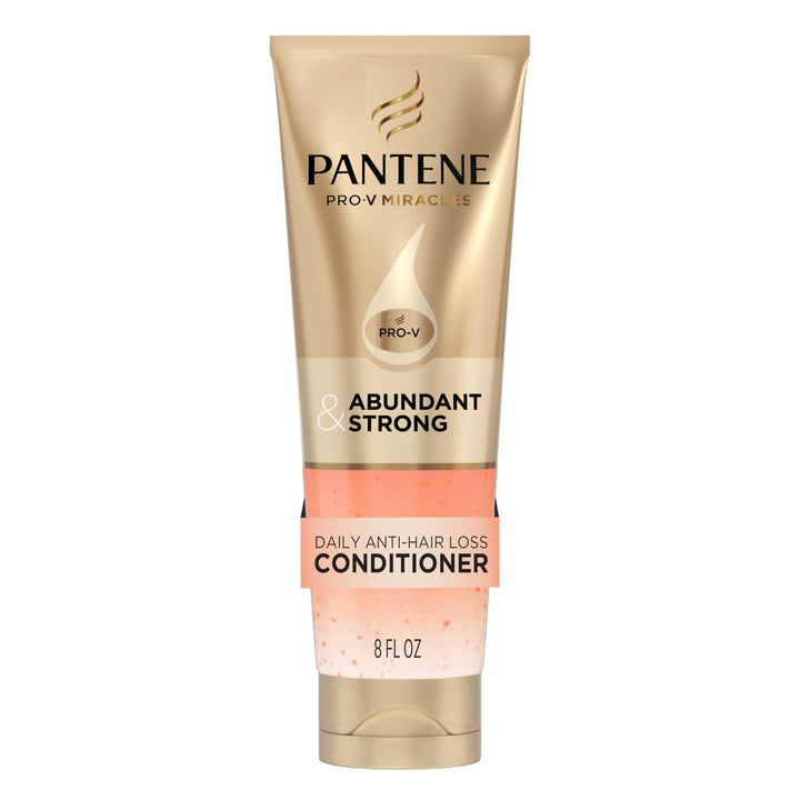 Pantene conditioner front packaging showing label and size benefits