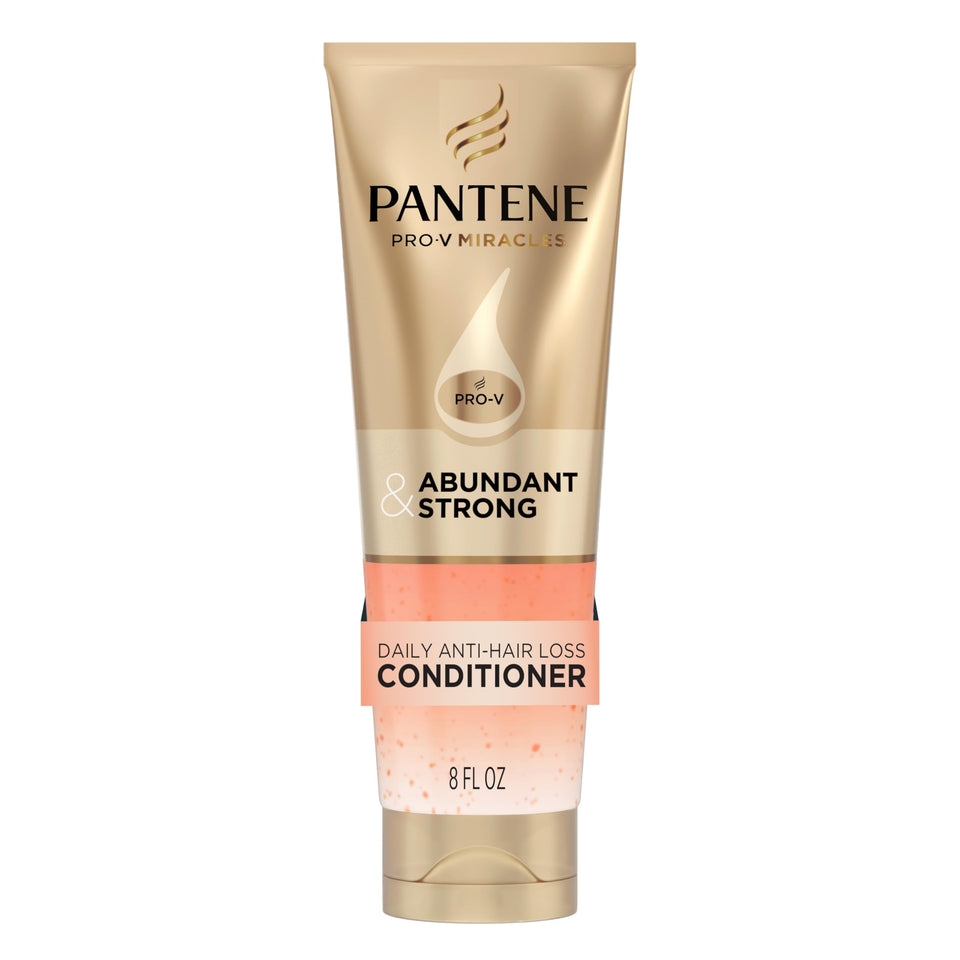 Pantene conditioner front packaging showing label and size benefits
