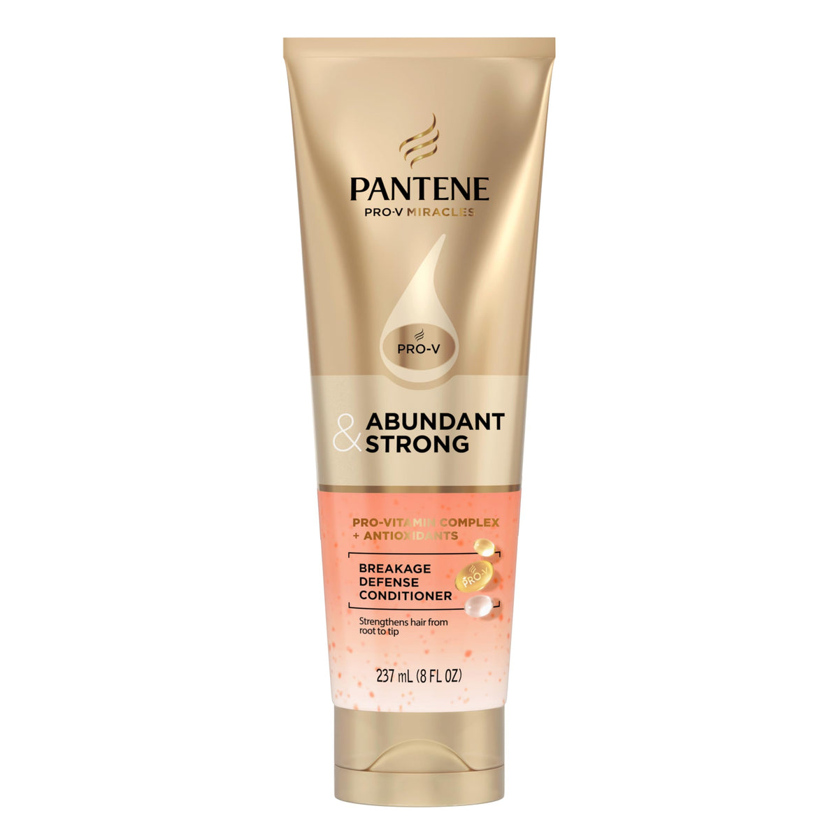 Person with fuller-looking hair after Pantene conditioner routine