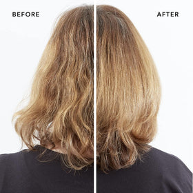 Pantene conditioner being poured showing creamy texture and hydration