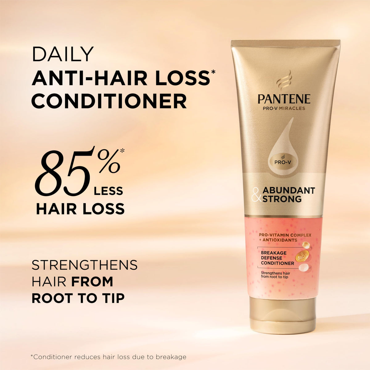 Pantene conditioner pump dispensing formula for easy daily use