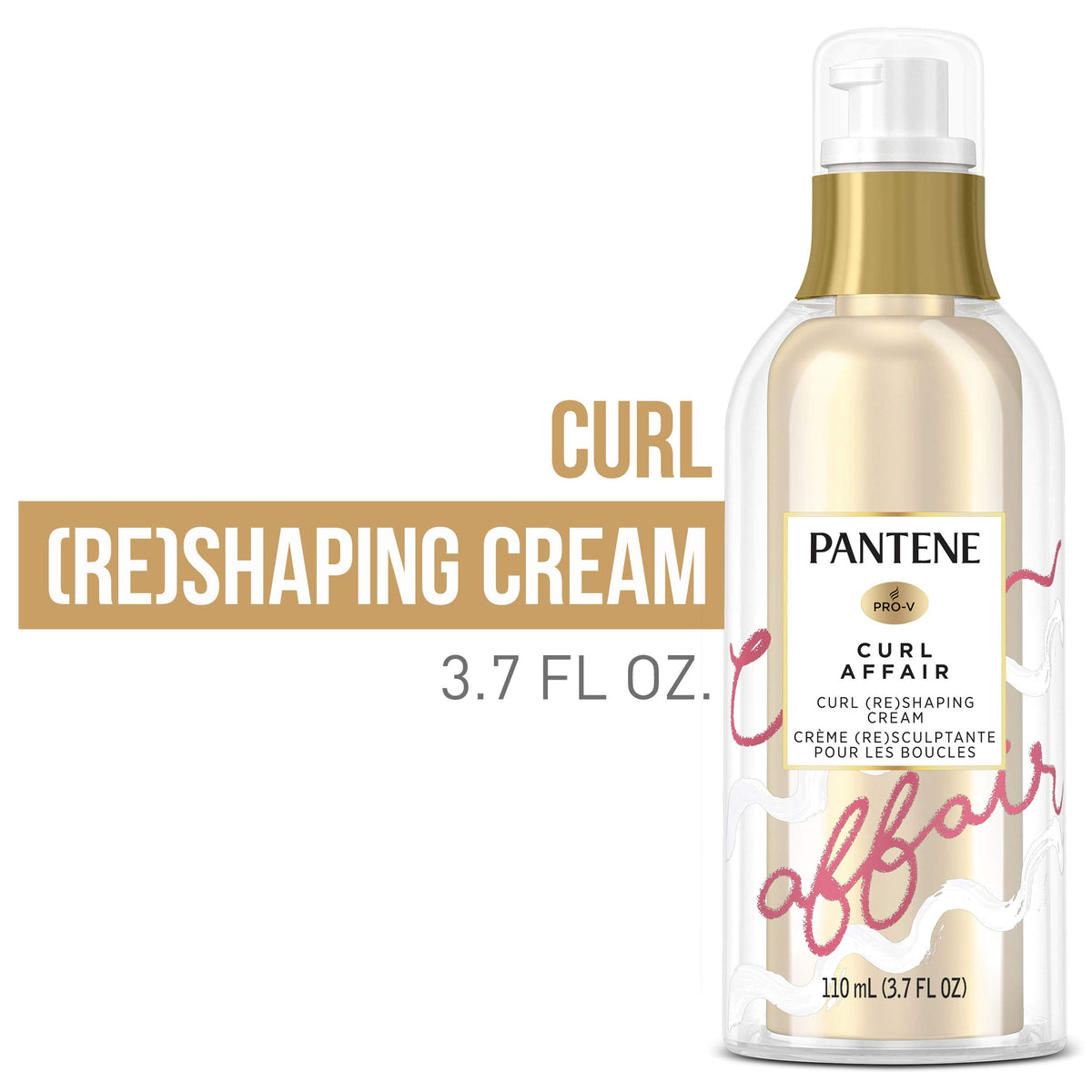 Close-up of argan oil droplet and packaging showing Pantene ingredient focus for softer, nourished curls