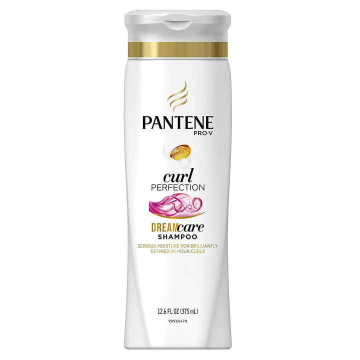 Pantene front bottle view showing label and curl-focused benefit