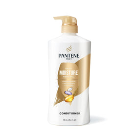 Pantene front packaging showing 25.1 fl oz bottle and Pro‑V benefits