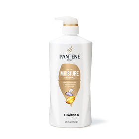 Pantene bottle front packaging showing brand and hydrating benefits