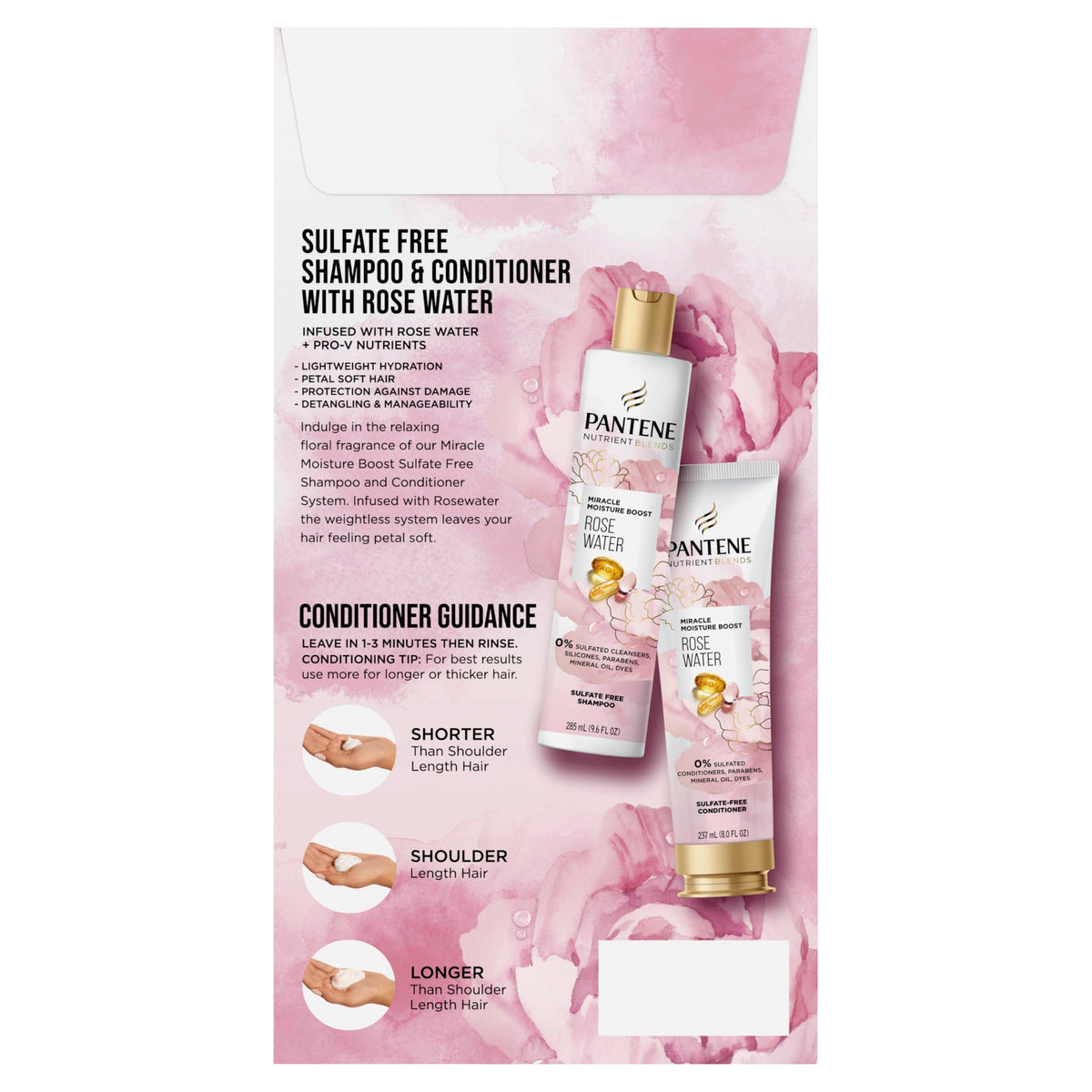 Pantene duo staged in bathroom showing everyday styling routine