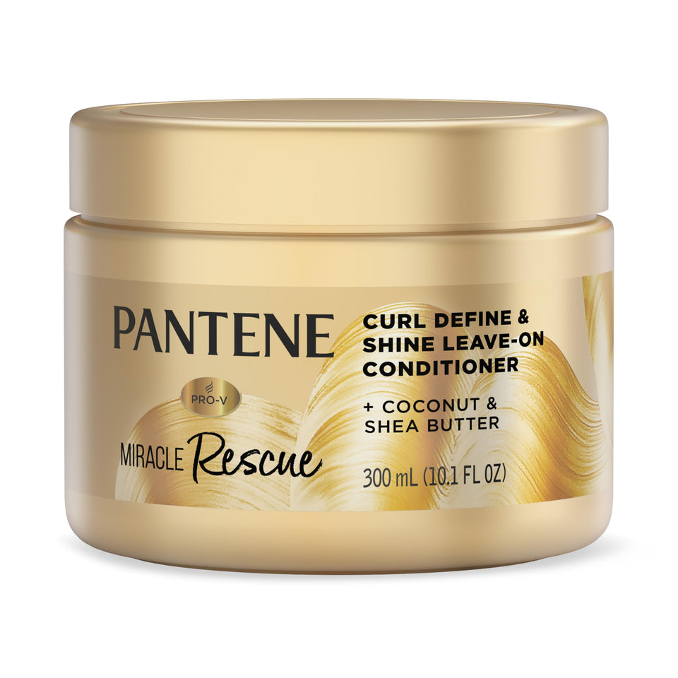Pantene bottle front view showing product and benefits