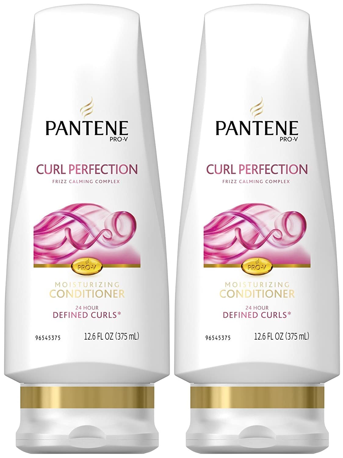 Pantene front packaging showing Curl Perfection and benefits