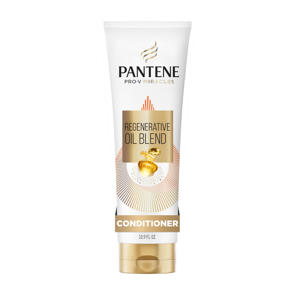 Pantene bottle front packaging showing Extreme Damage Care benefits