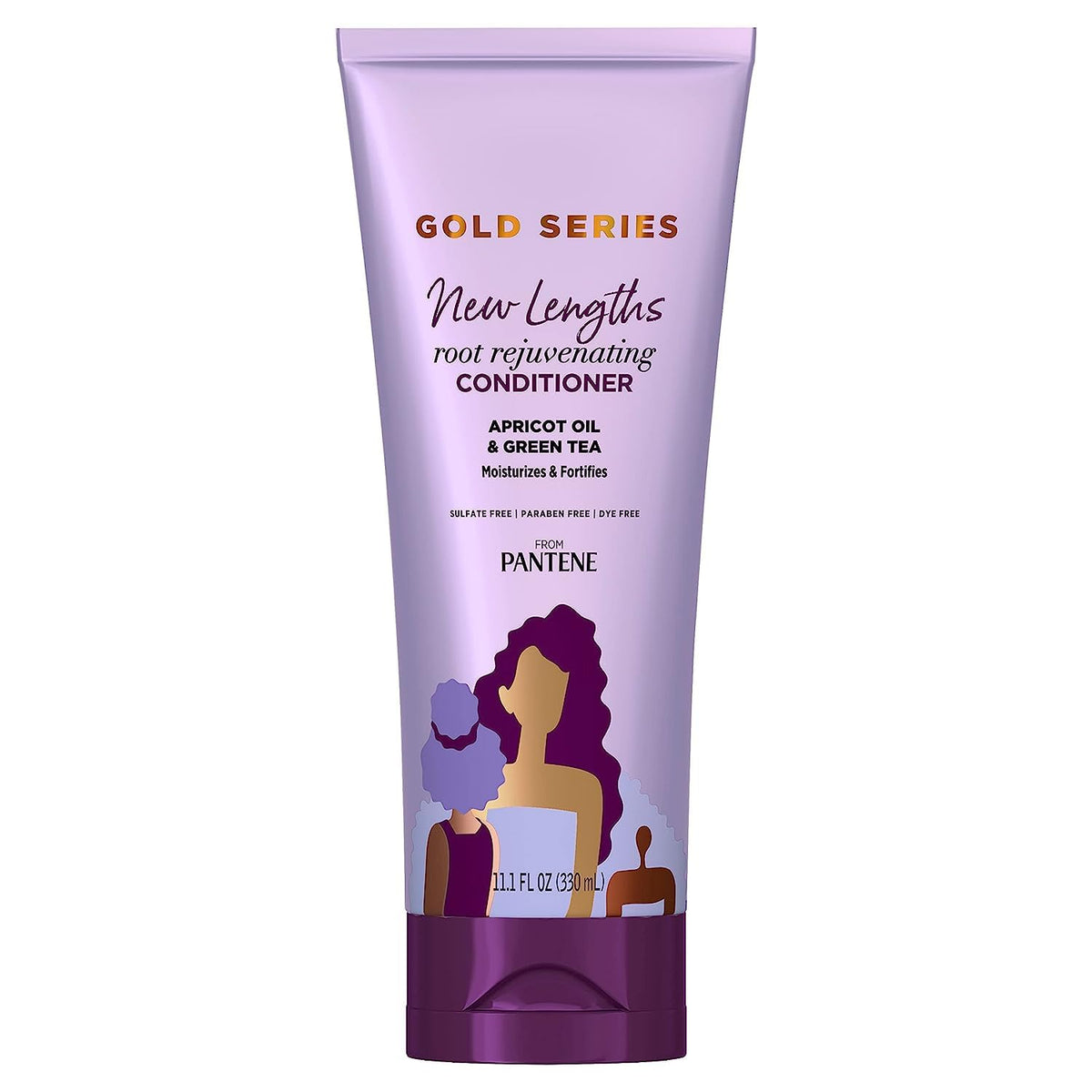 Pantene Gold Series front bottle showing label and size, highlighting nourishing benefits