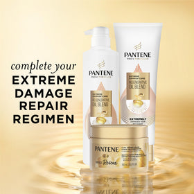 Pantene label close-up highlighting ingredients and directions