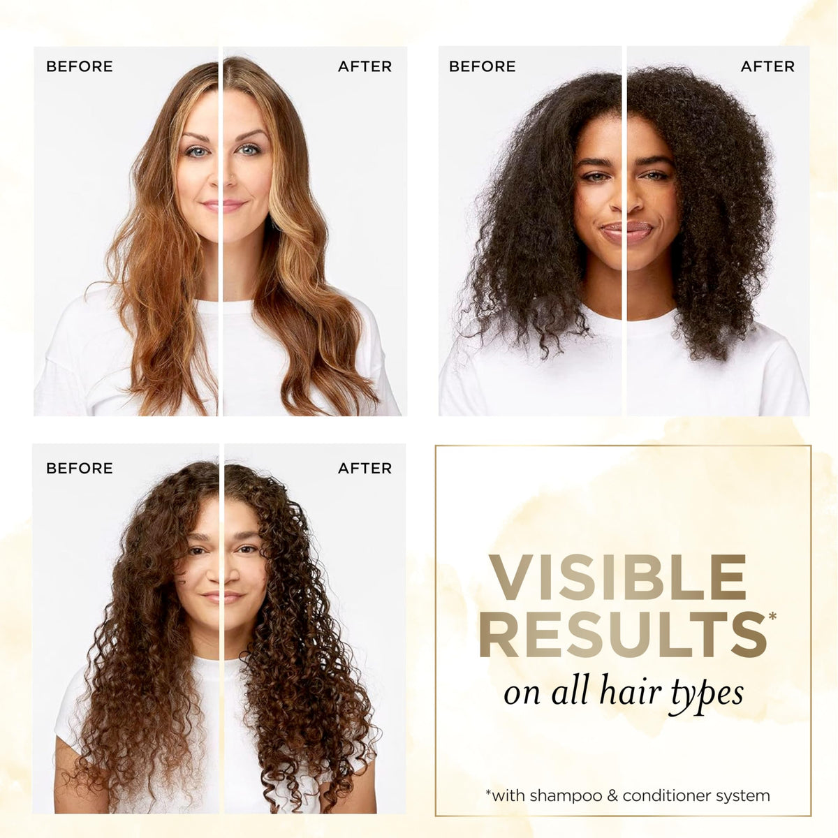 Pantene label highlighting rice water ingredient and strengthening benefit