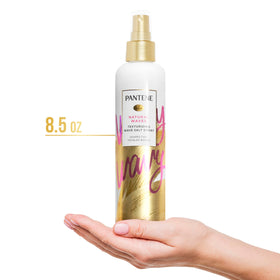 Pantene label closeup highlighting ingredients and nonsticky formula benefit